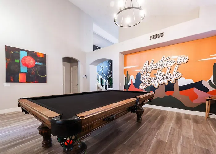 Scottsdale Paradise Poolside With Hot Tub & Gym Phoenix